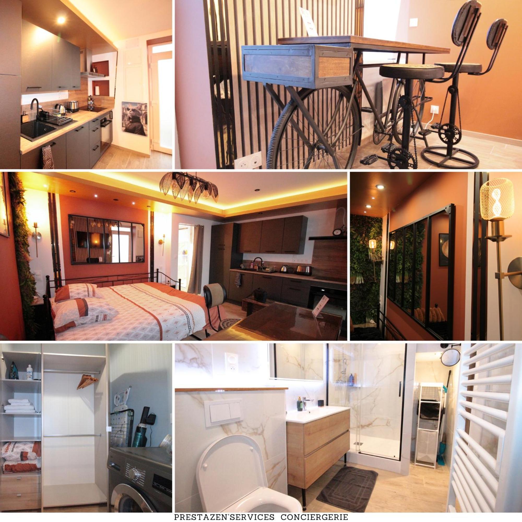 Luxury Studio, Rez De Chaussee, Parking Prive Video Surveillance, Canape Haute Qualite Convertible Couchage 2 Personnes, Centre Ville Proche, Restaurant, Boulangerie 2 Minutes A Pied, Terrasse - 800Metre Carre De Terrain - Gere Par Presta-Zen'Service Verdun-sur-Meuse Exterior photo